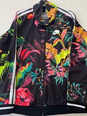 Nike Air Palm Floral Jacket XL Banned Edtion Streetwear All over Print, Men's
